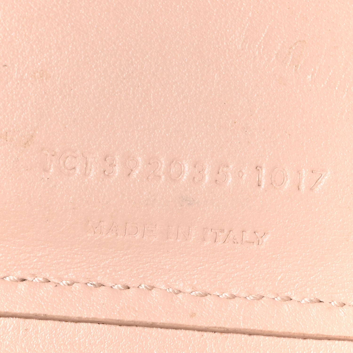 Calfskin Crocodile Embossed Nano Sac De Jour Marble Pink