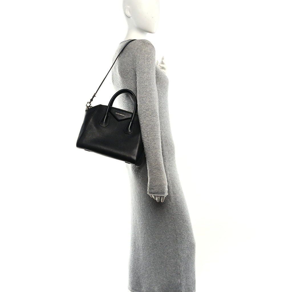 Sugar Goatskin Small Antigona Black