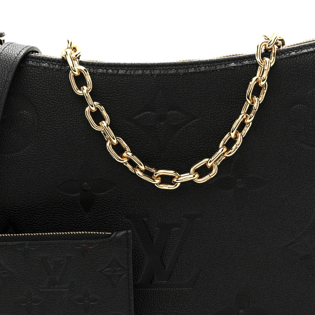 Empreinte Monogram Giant Loop Hobo Black