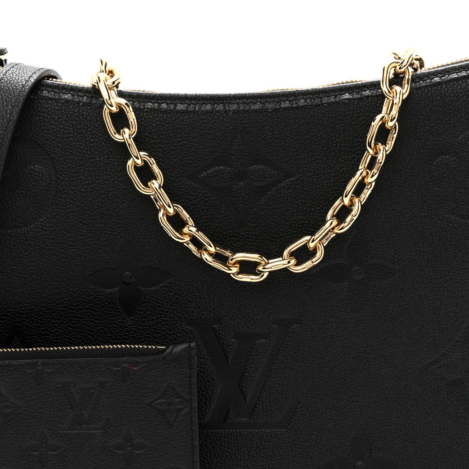 Empreinte Monogram Giant Loop Hobo Black