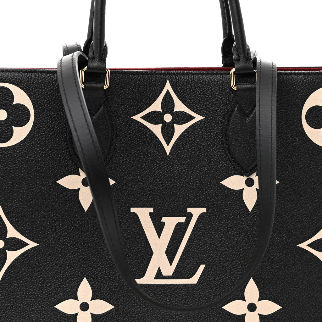 Empreinte Monogram Giant Onthego MM Black Beige