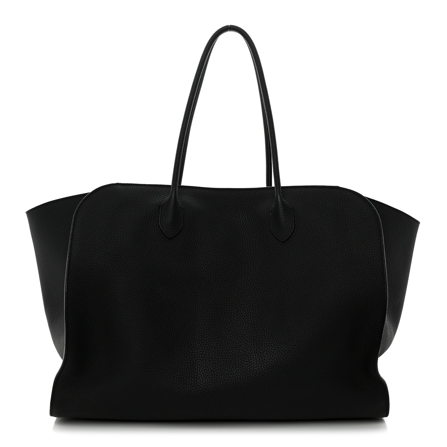Matte Grained Calfskin Marlo 17 Black