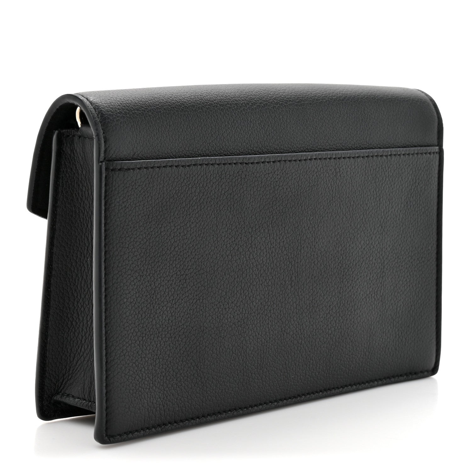 Soft Calfskin My Lockme Chain Pochette Black