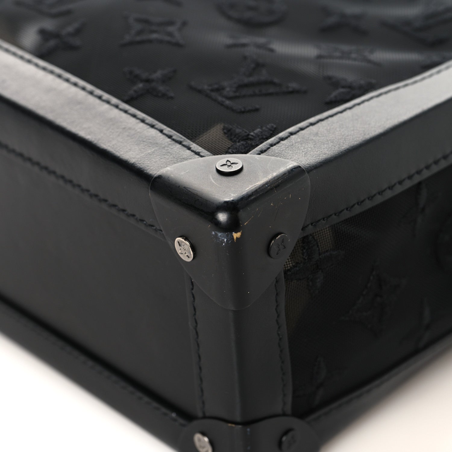 Monogram See Through Soft Trunk Black