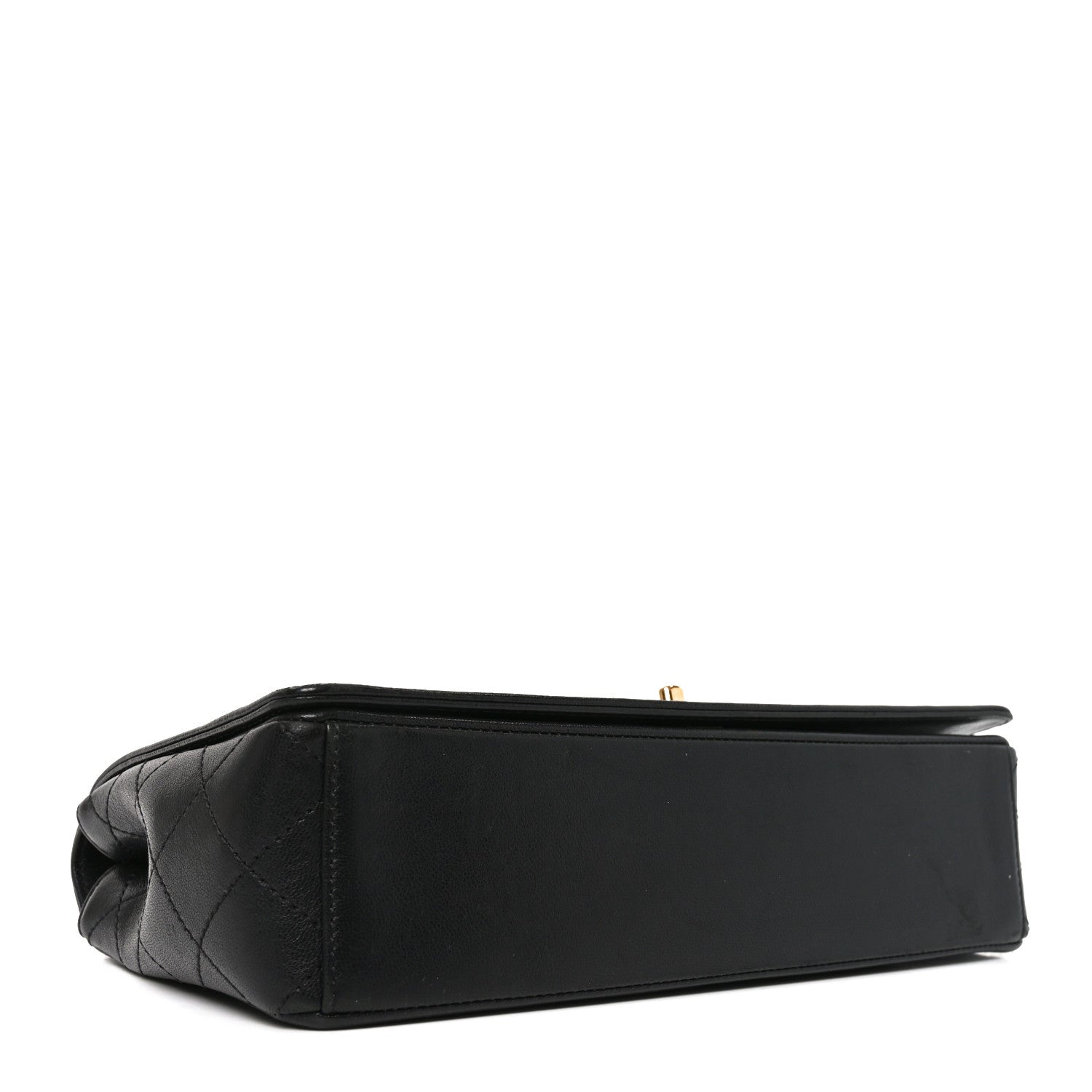Sheepskin Quilted Vintage Mademoiselle Flap Black