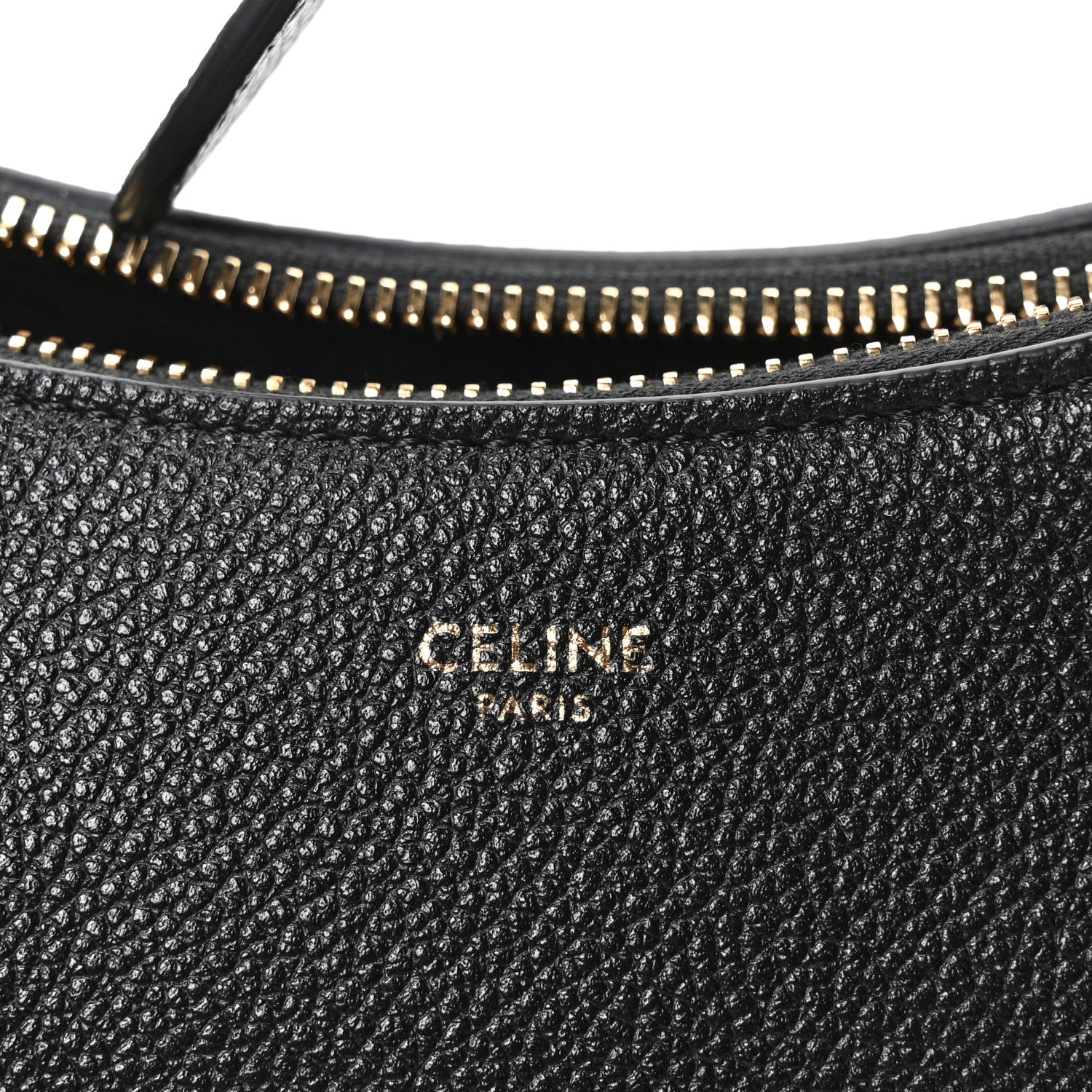 Supple Grained Calfskin Teen Lulu Shoulder Bag Black