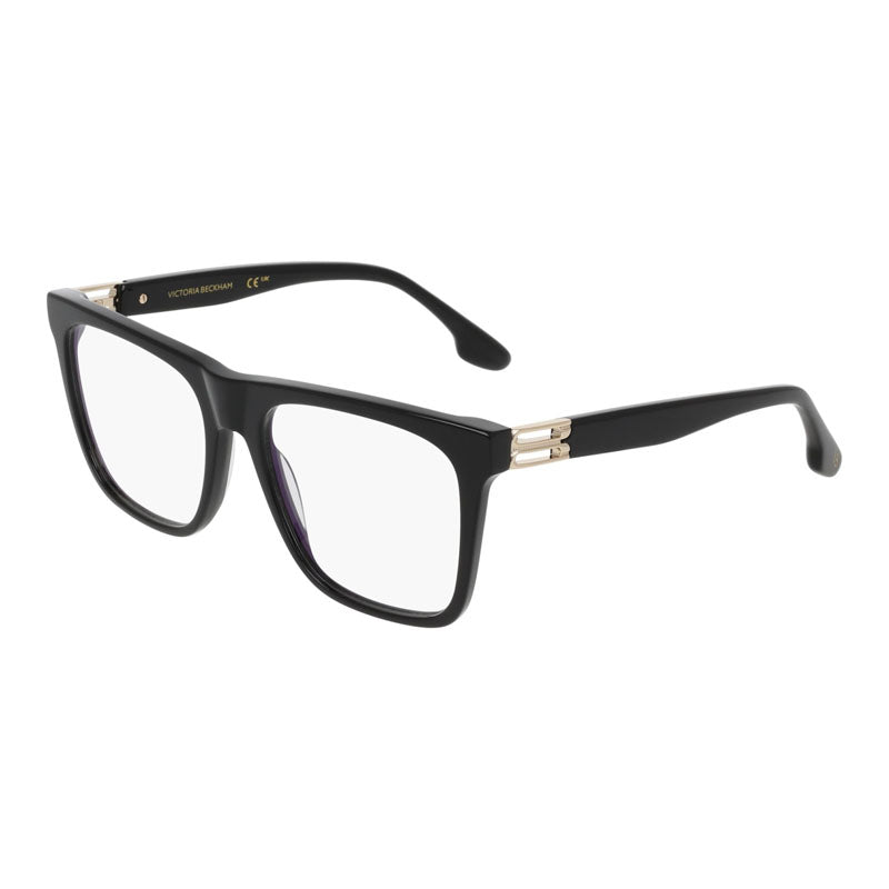 Victoria Beckham Eyeglasses Square Full Rim, Black Frame and Clear Demo Lenses Lens VB2679001