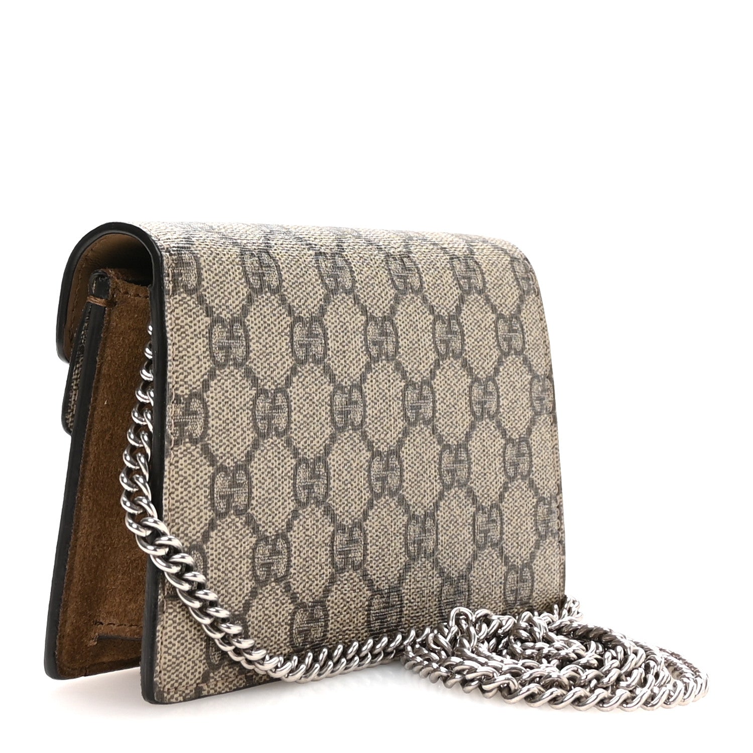 GG Supreme Monogram Super Mini Dionysus Shoulder Bag Taupe