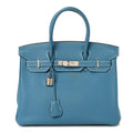 Togo Birkin 30 Blue Jean