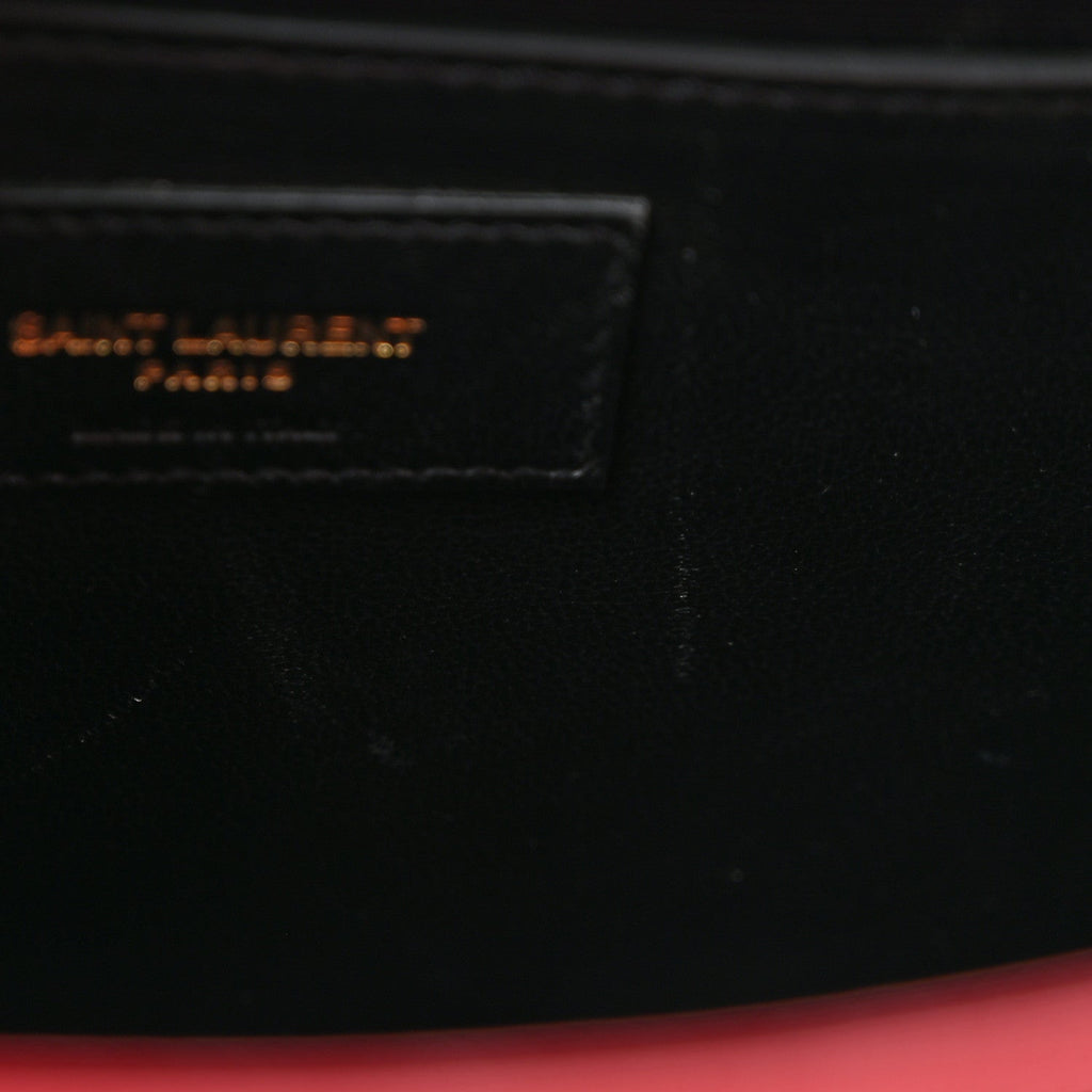 Grain De Poudre Medium Classic Monogram Kate Tassel Satchel Rouge Eros