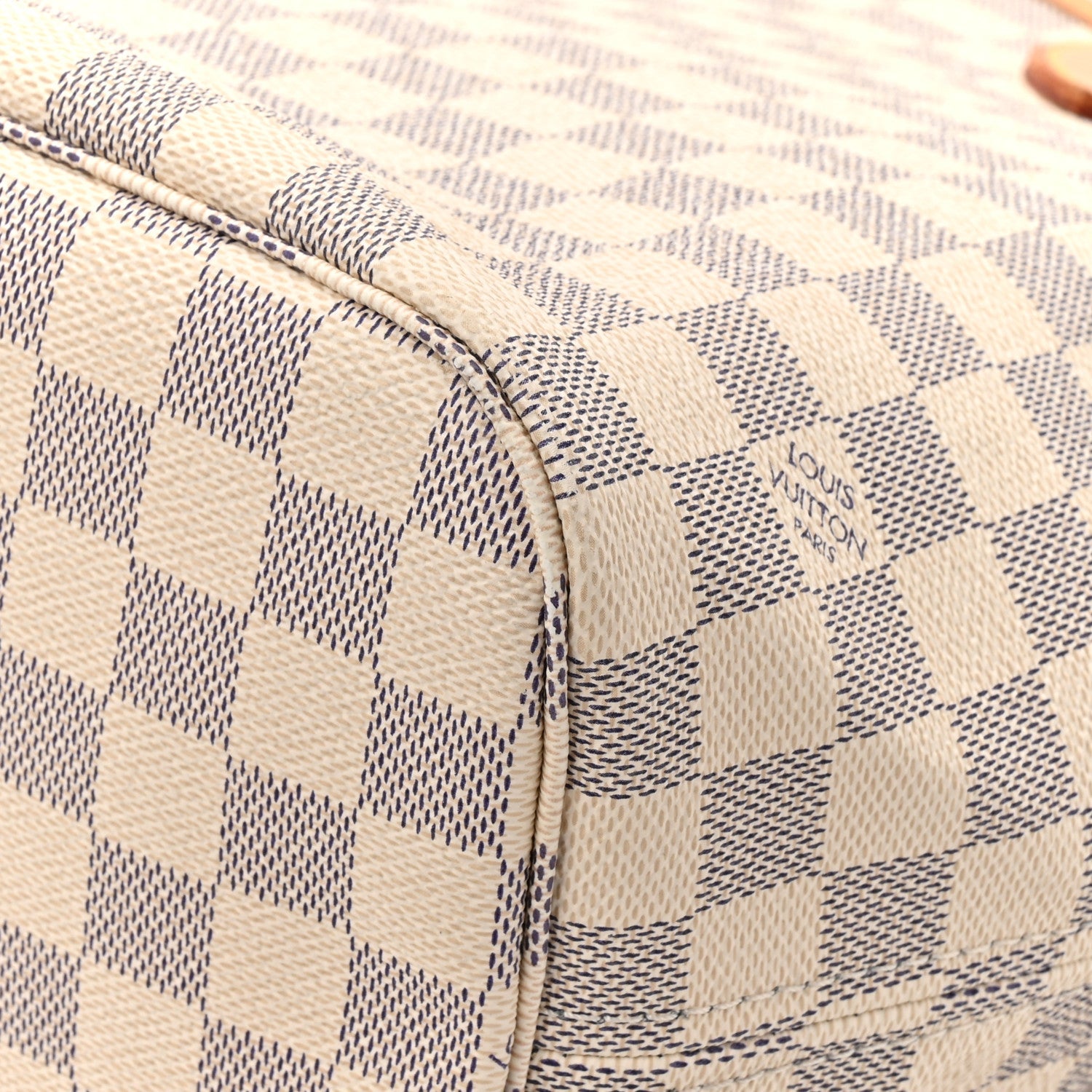 Damier Azur Neo Neverfull MM Rose Ballerine