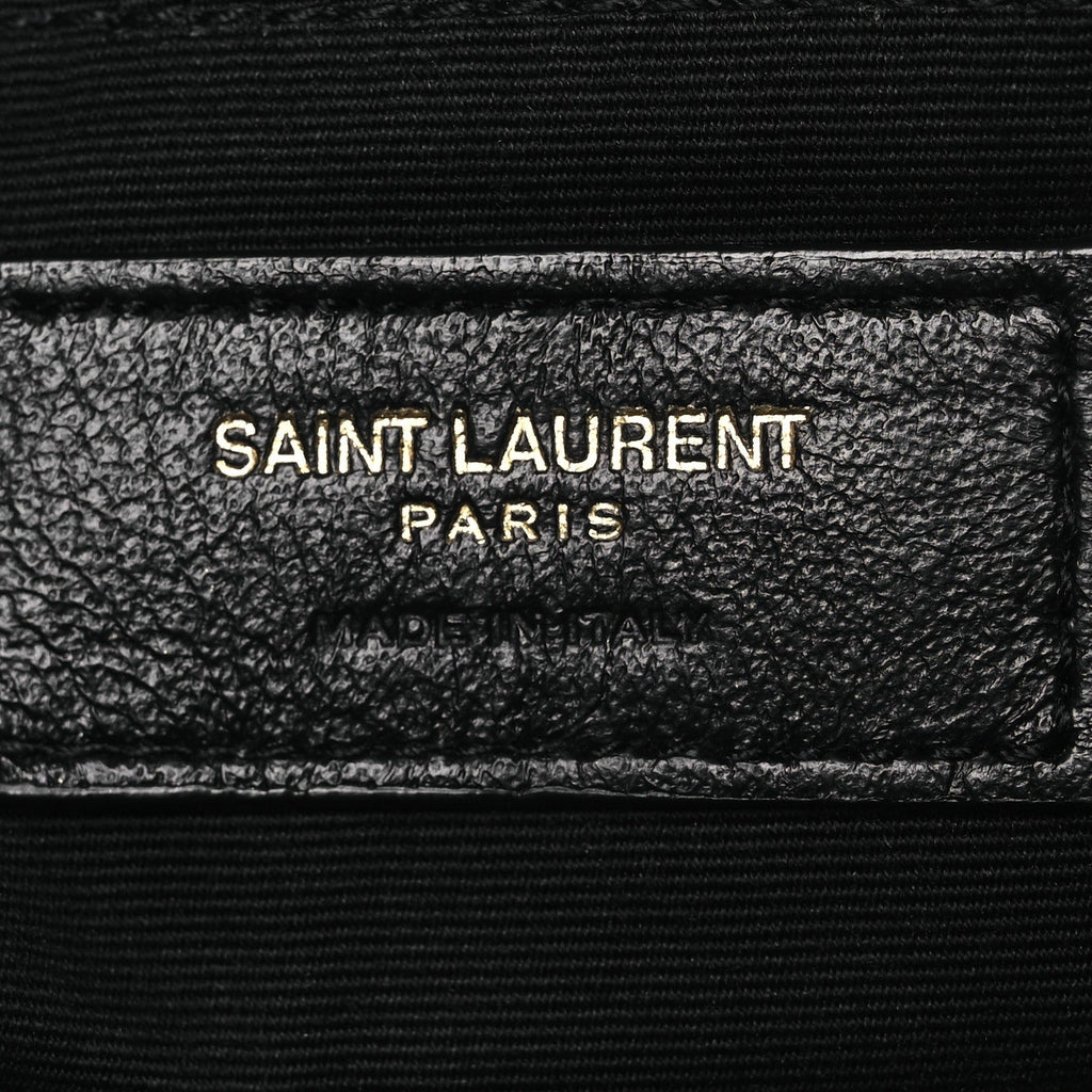 Calfskin Matelasse Monogram Lou Camera Bag Black