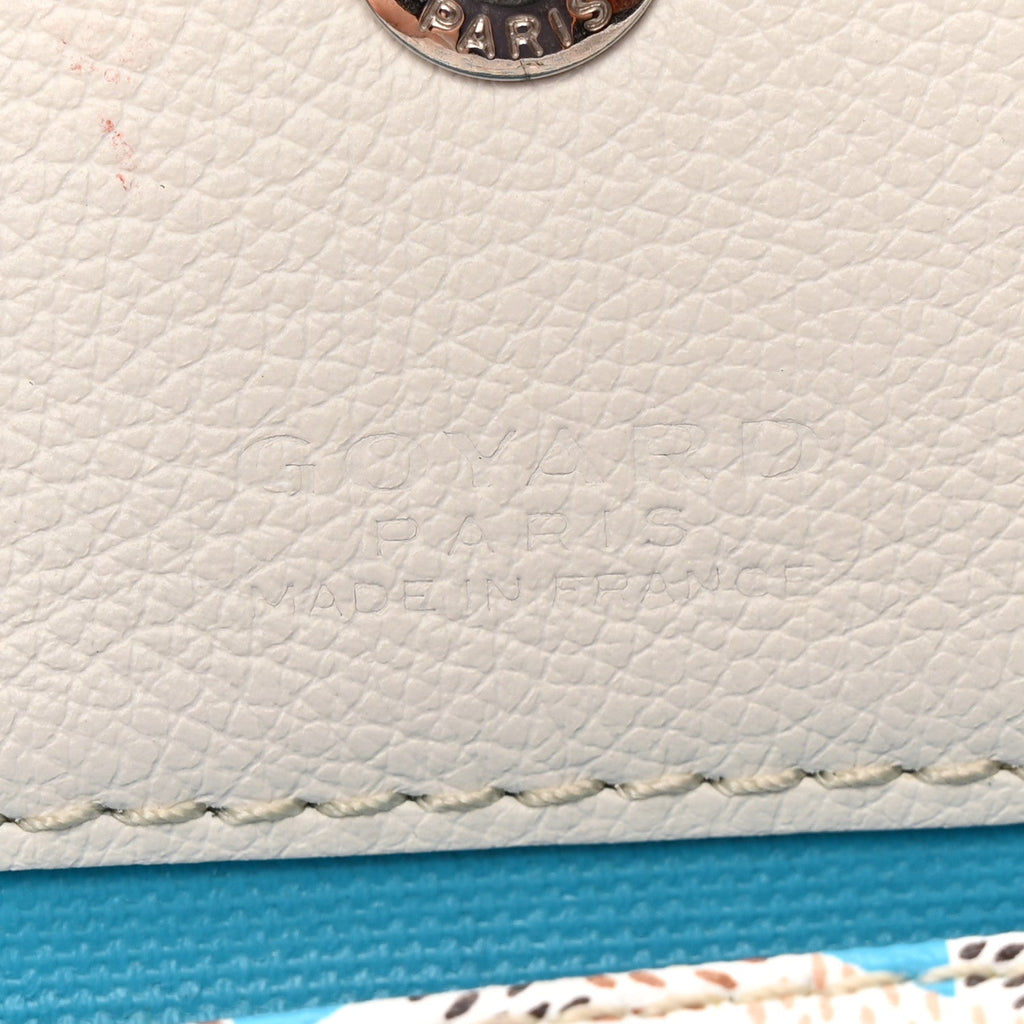 Goyardine Saint Louis Claire Voie PM White Opaline