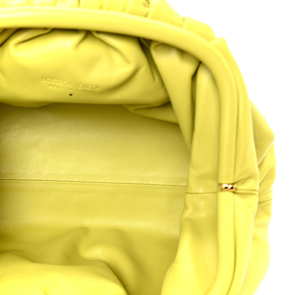 Smooth Butter Calf The Pouch Oversized Clutch Kiwi