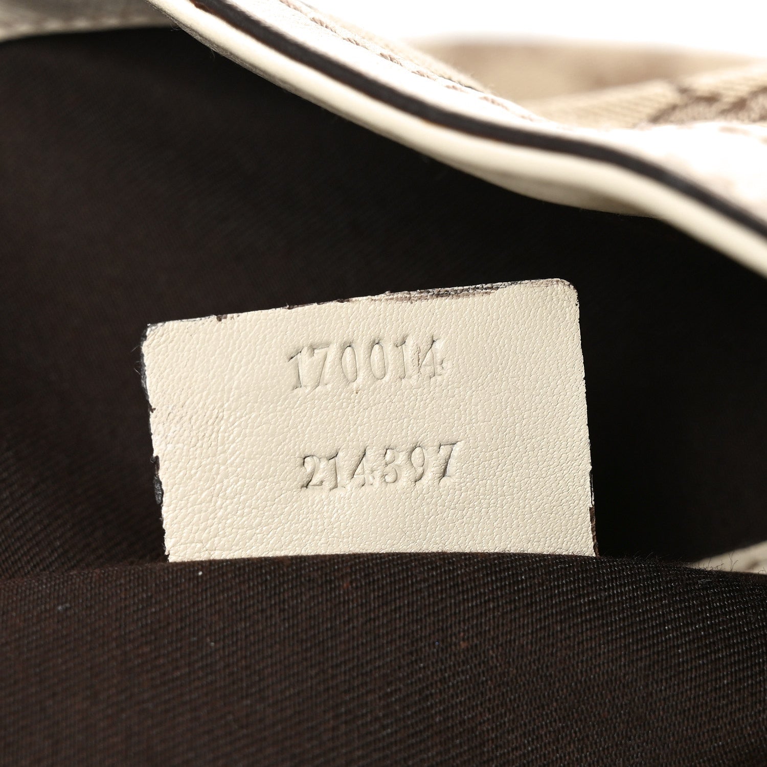 Monogram Large Wave Hobo Off White