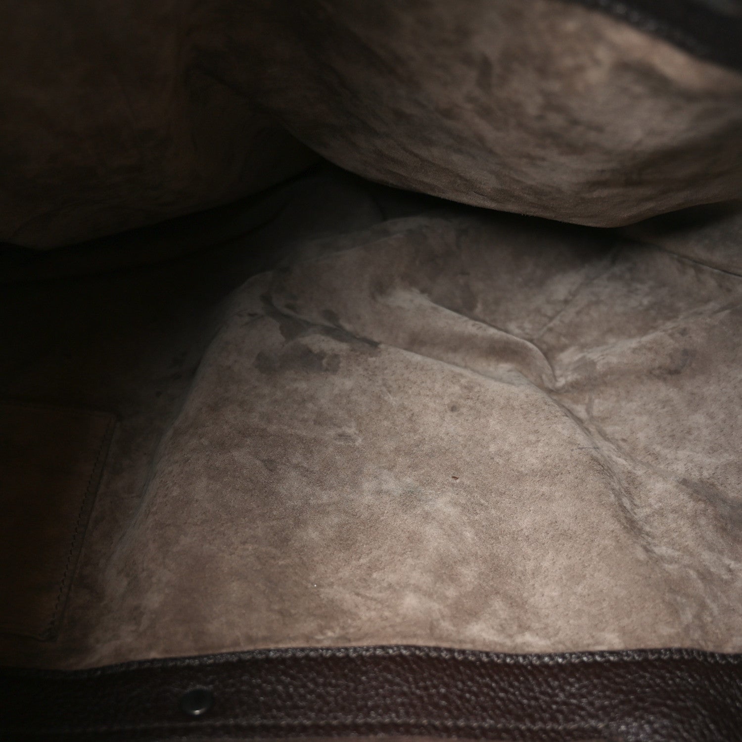 Cervo Deerskin Large Hobo Ebano