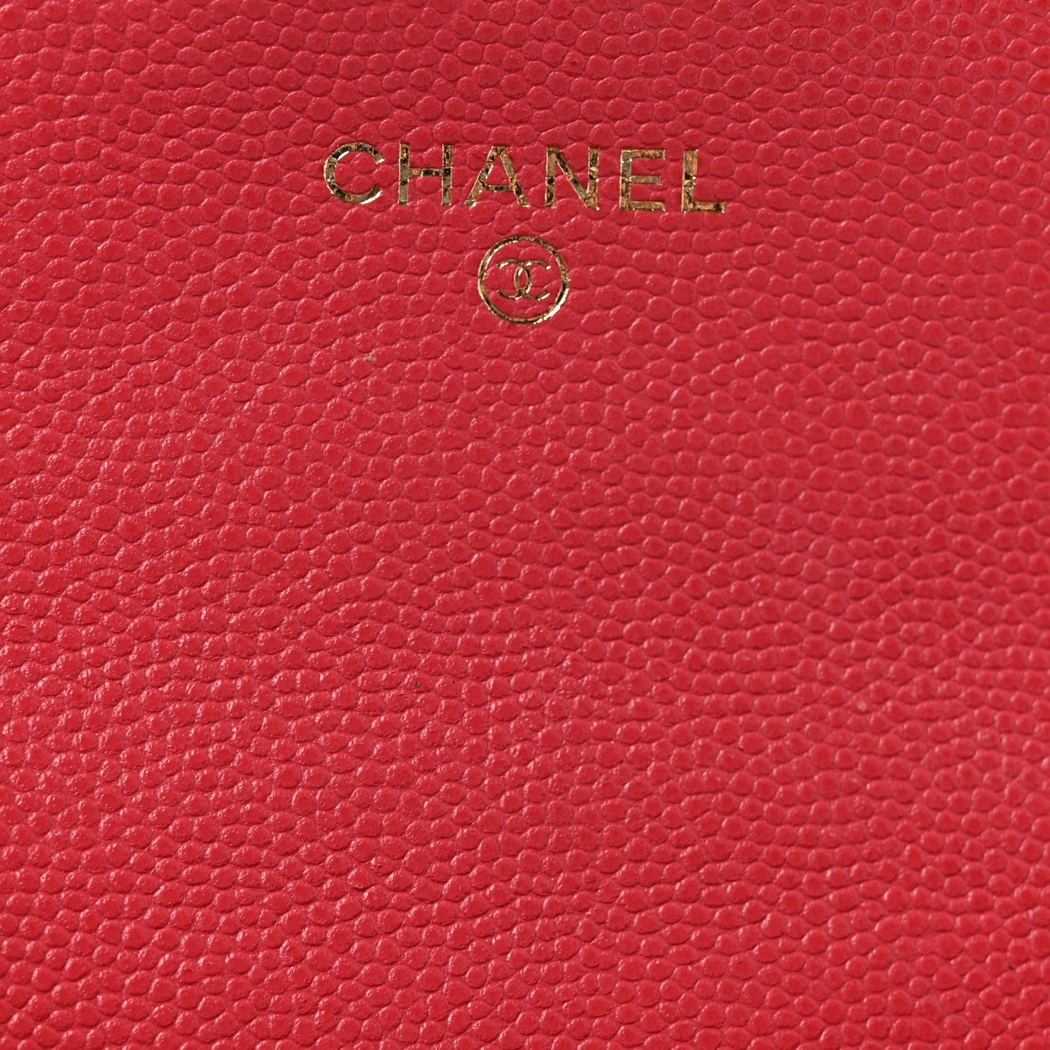 Caviar Quilted Flap Card Holder Wallet Dark Pink