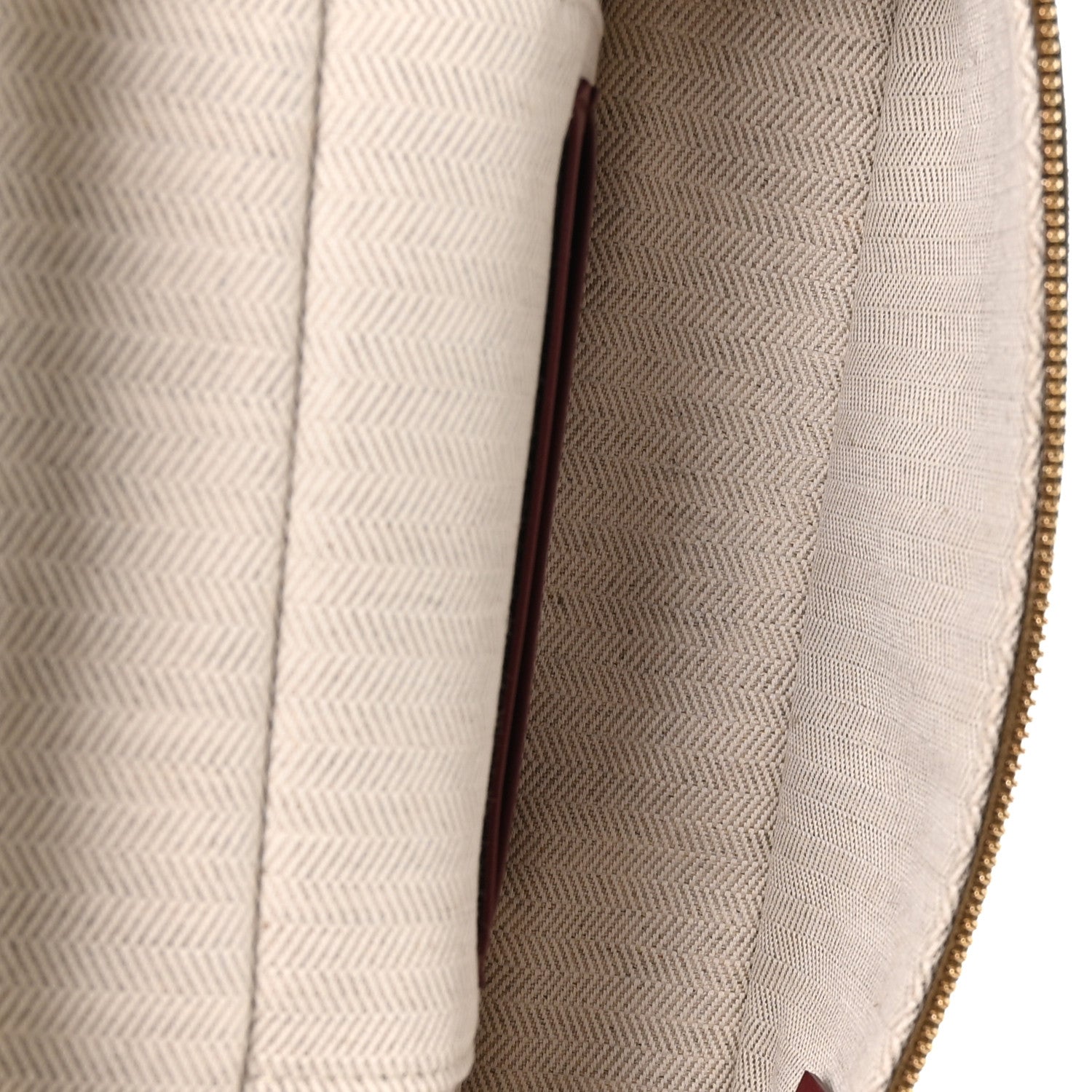 Suede Calfskin Top Handle Slim Vanity Case With Chain Dark Khaki