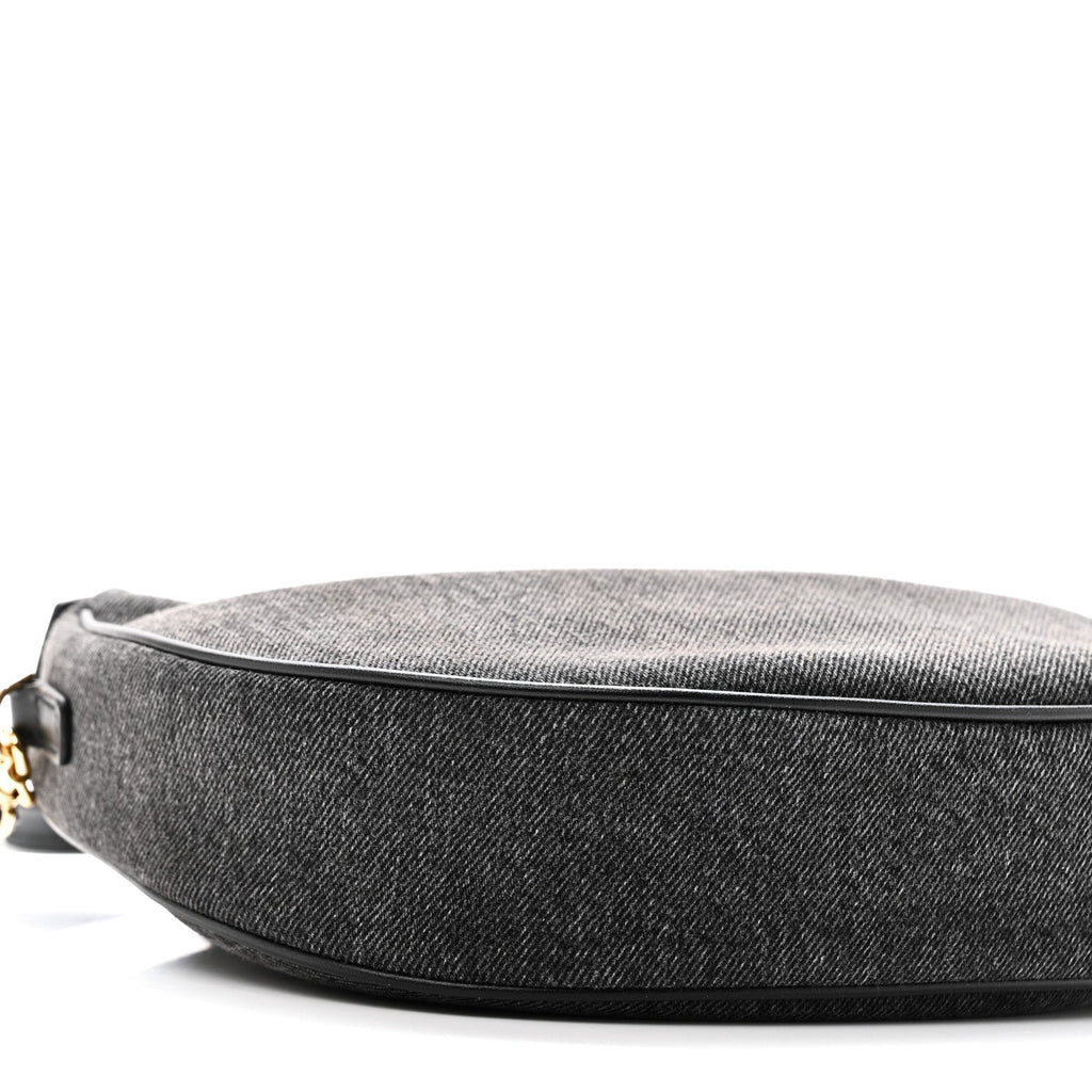 Denim Teen Lulu Shoulder Bag Dark Grey