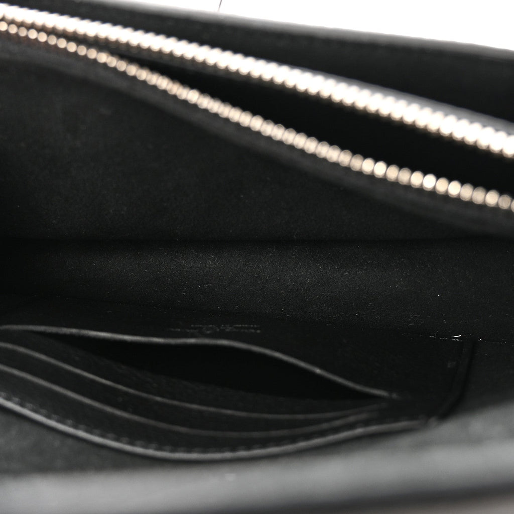 Soft Calfskin My Lockme Chain Pochette Black