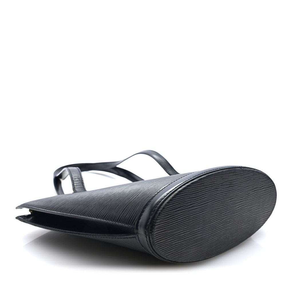 Epi Saint Jacques PM Long Straps Black