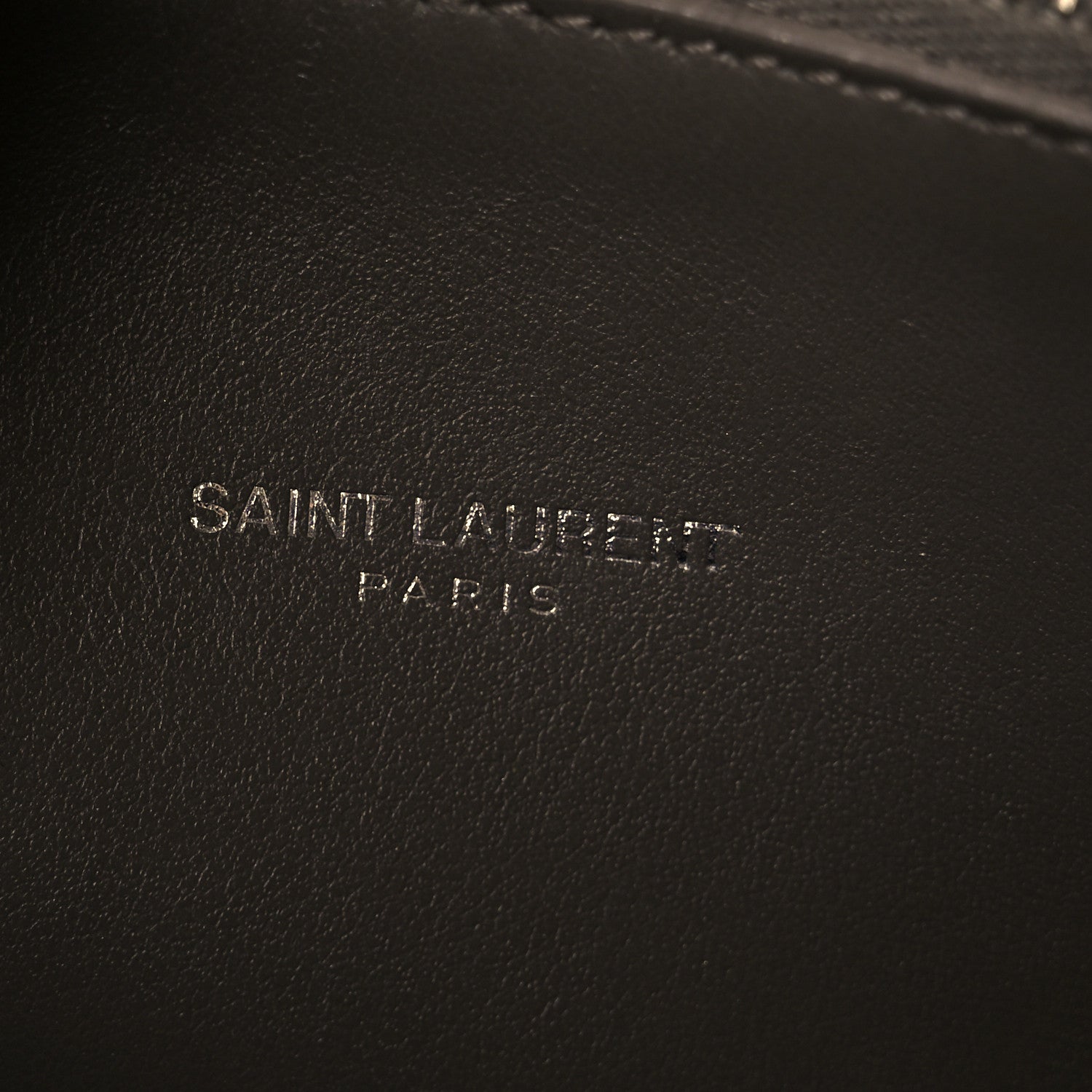 Grained Calfskin Topstich Baby Sac De Jour Grey