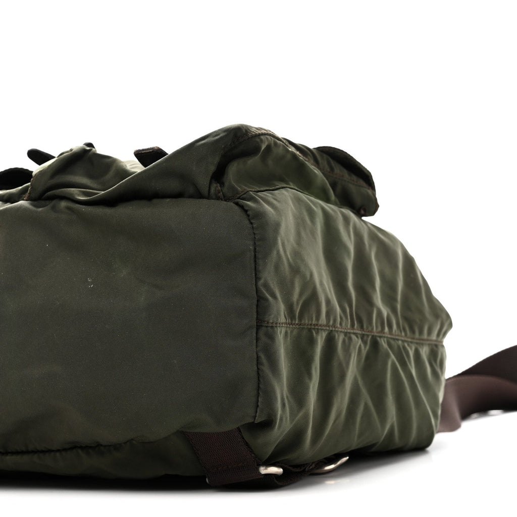 Tessuto Nylon Vela Small Backpack Fumo