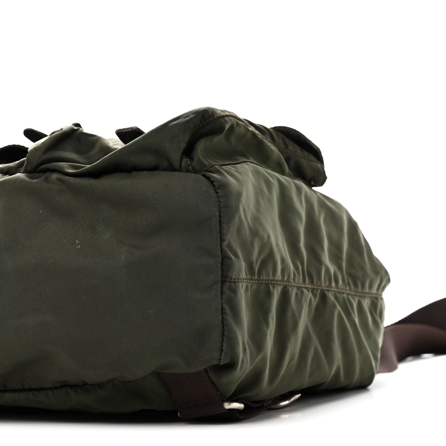 Tessuto Nylon Vela Small Backpack Fumo