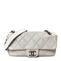 Caviar Quilted Coco Casual Flap Ivory