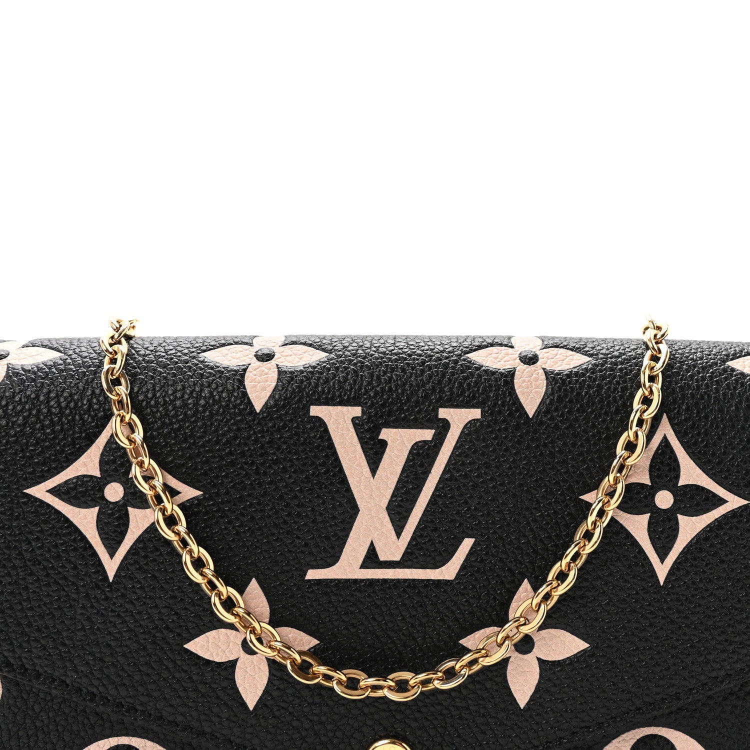 Empreinte Monogram Giant Felicie Pochette Black Beige