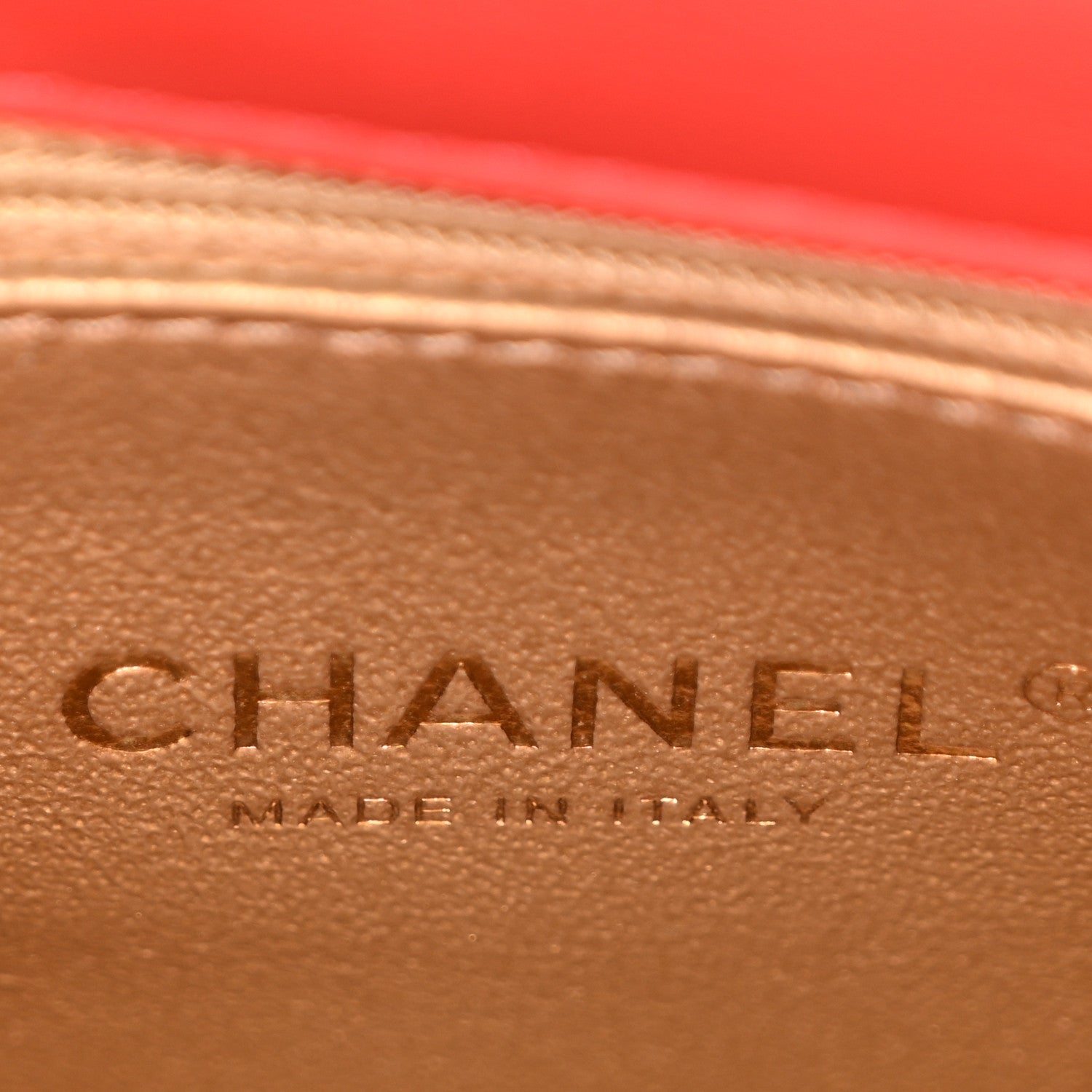 Lambskin Quilted Side-Packs Red