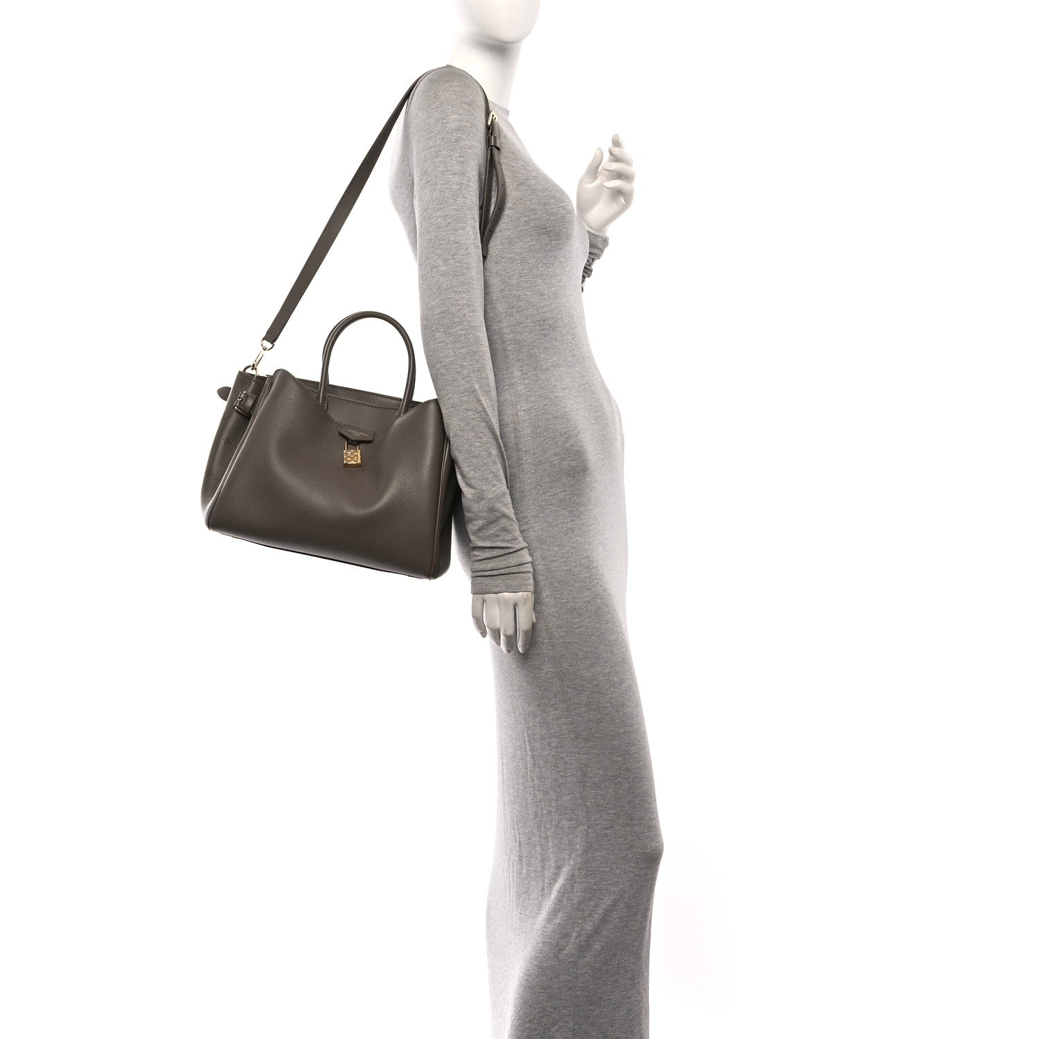 Calfskin Vendome MM Taupe