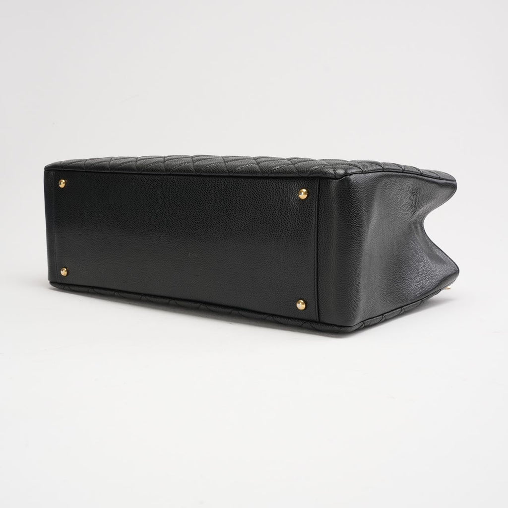 Chanel Grand Shopping Tote Black GST Caviar 2014