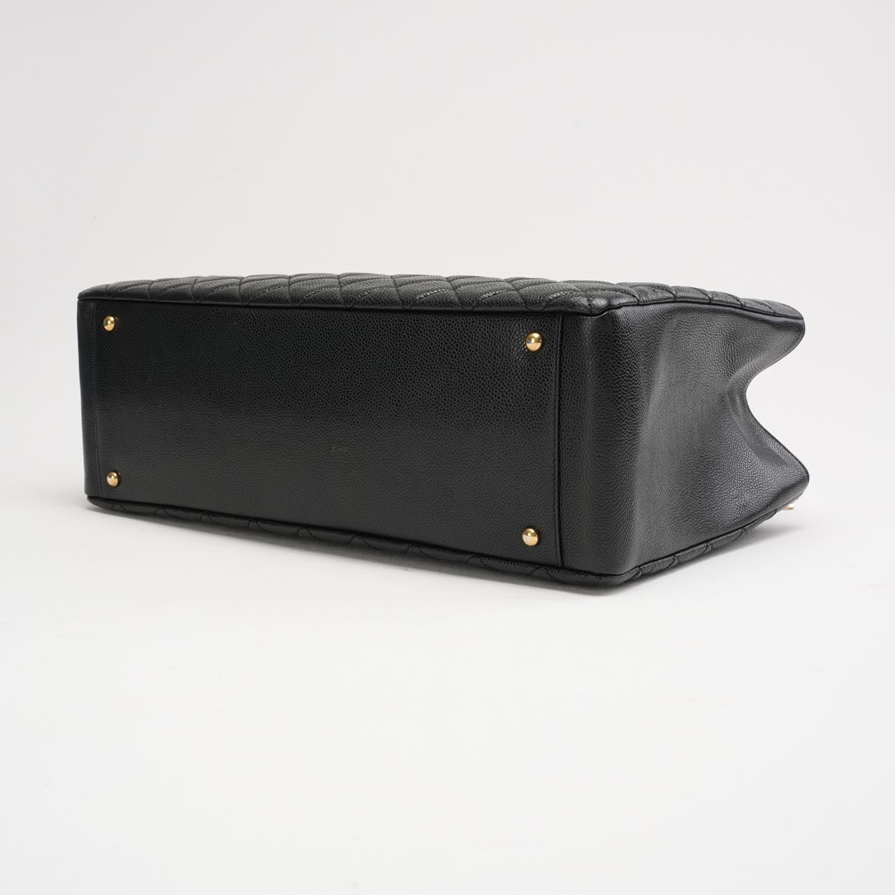Chanel Grand Shopping Tote Black GST Caviar 2014
