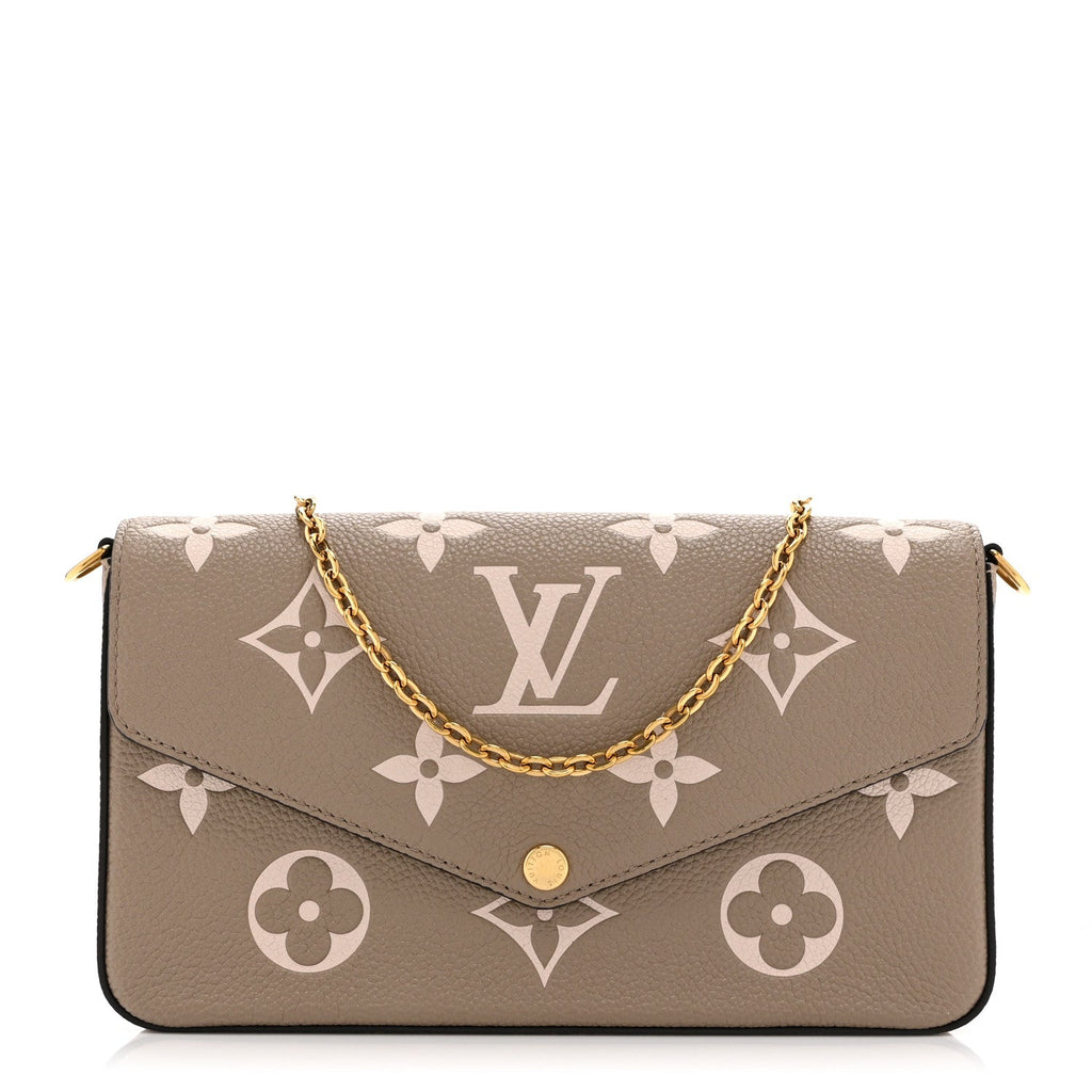 Empreinte Monogram Giant Felicie Pochette Tourterelle Creme