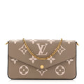 Empreinte Monogram Giant Felicie Pochette Tourterelle Creme