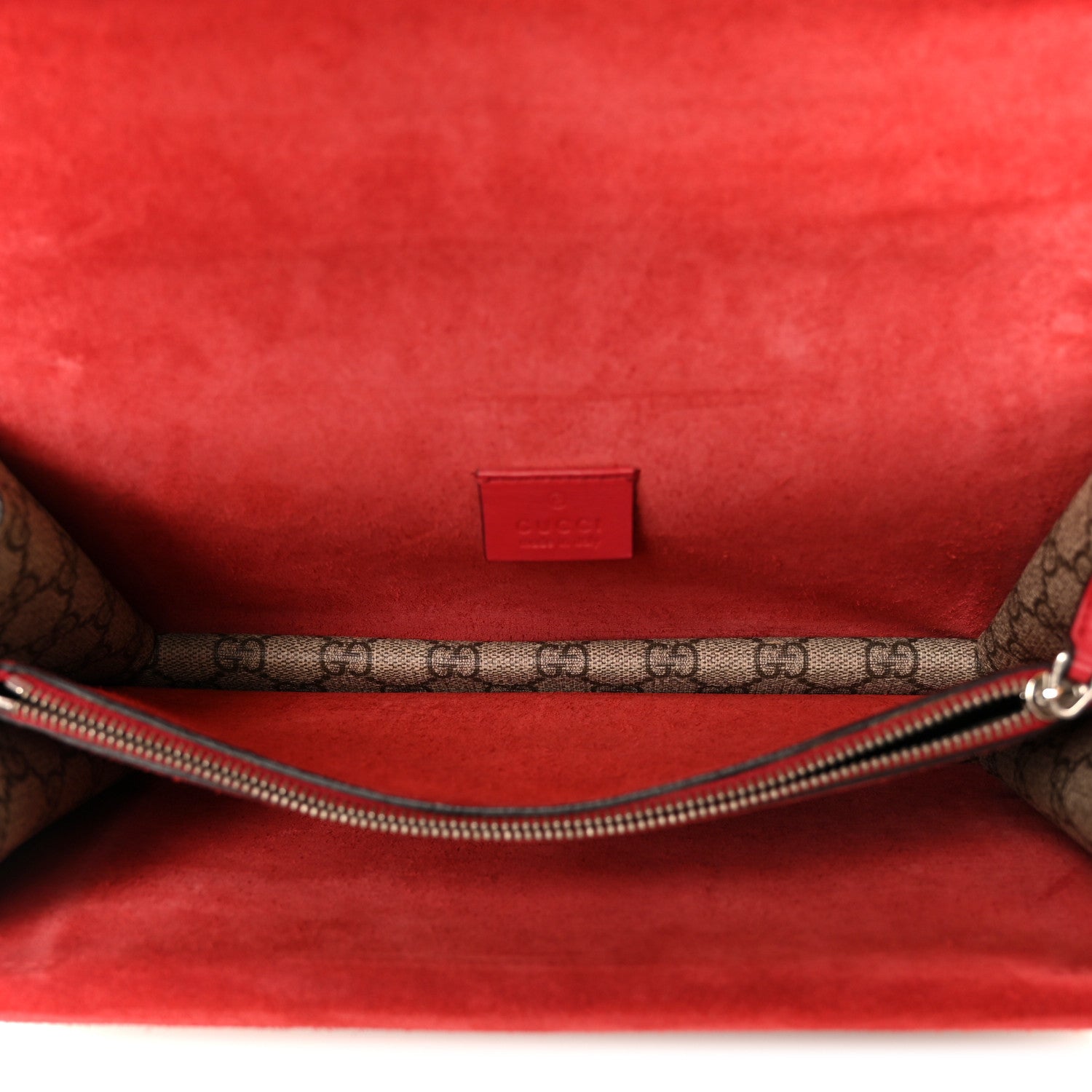 GG Supreme Monogram Small Dionysus Shoulder Bag Red