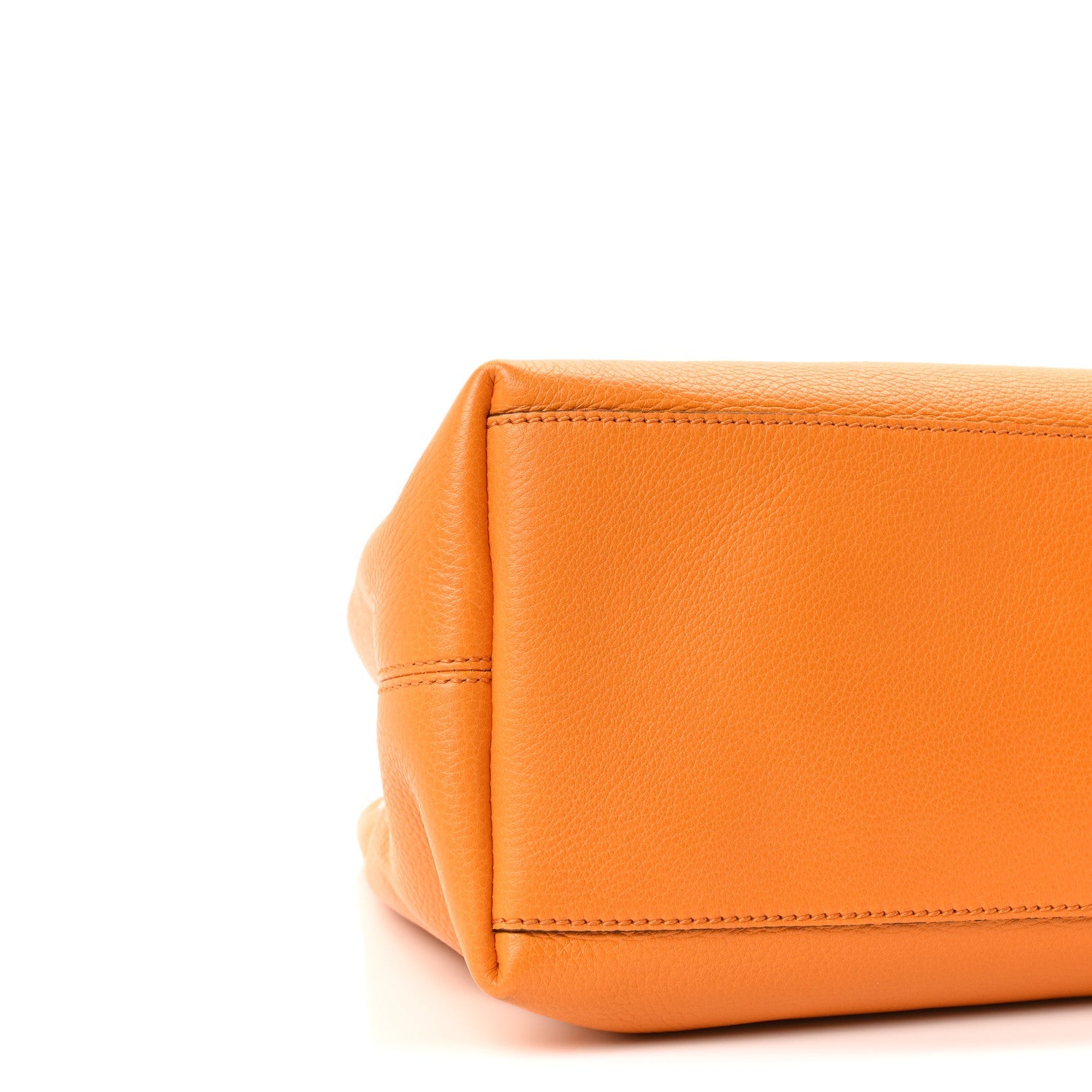 Pebbled Calfskin Medium Soho Chain Shoulder Bag Curcuma
