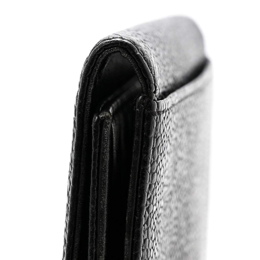 Caviar Timeless CC Compact Wallet Black