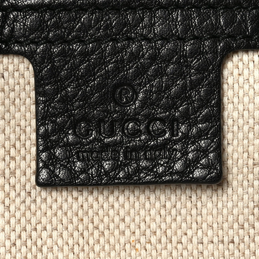 Pebbled Calfskin Medium Soho Chain Shoulder Bag Black