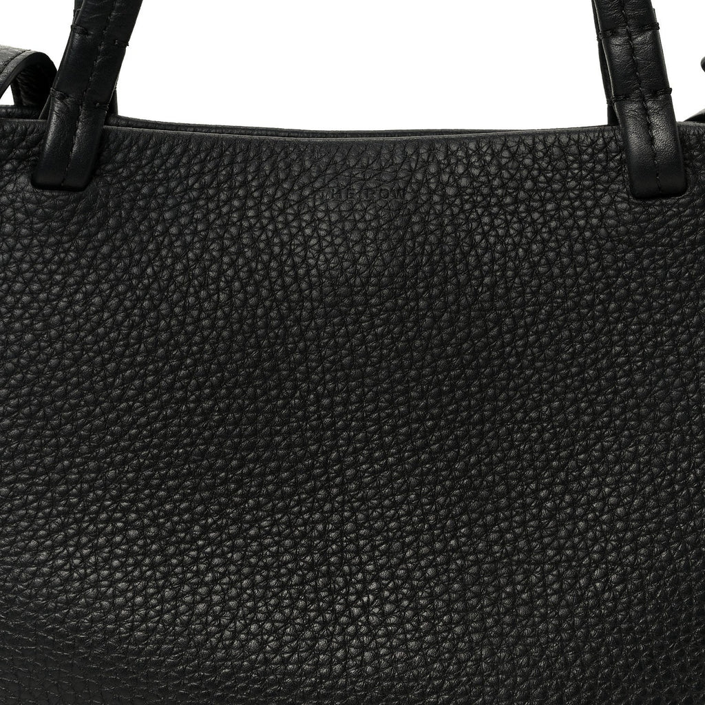 Grained Calfskin Small Park Tote Black