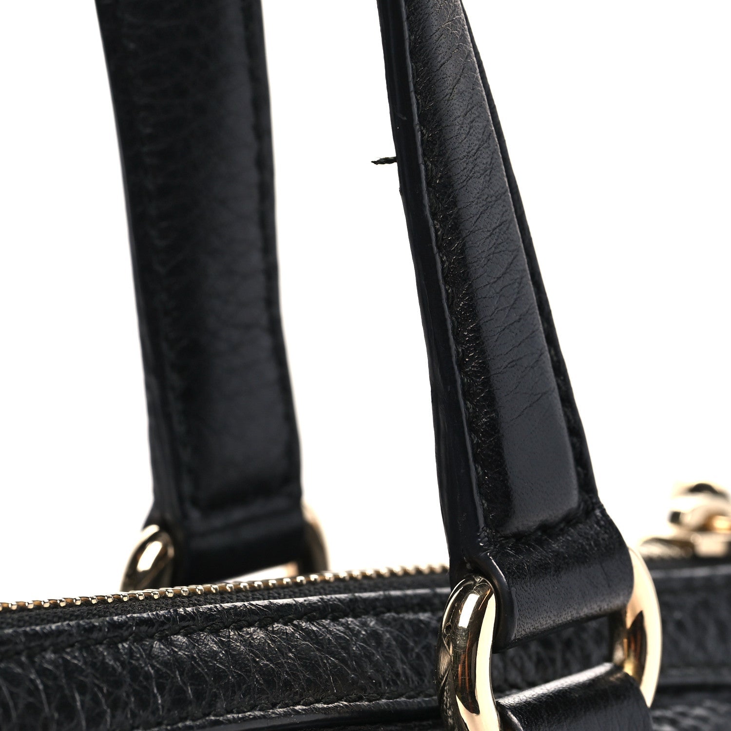 Cellarius Calfskin Small Soho Top Handle Satchel Black