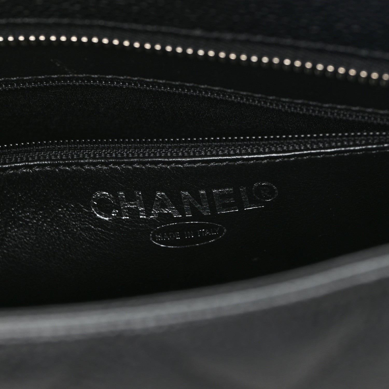 Caviar Quilted Medallion Tote Black