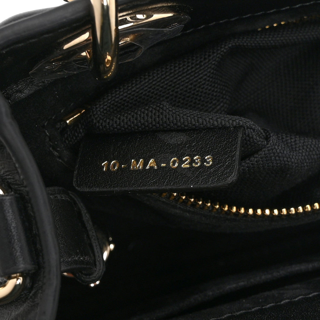 Calfskin Cannage Mini The Lady 95.22 Black