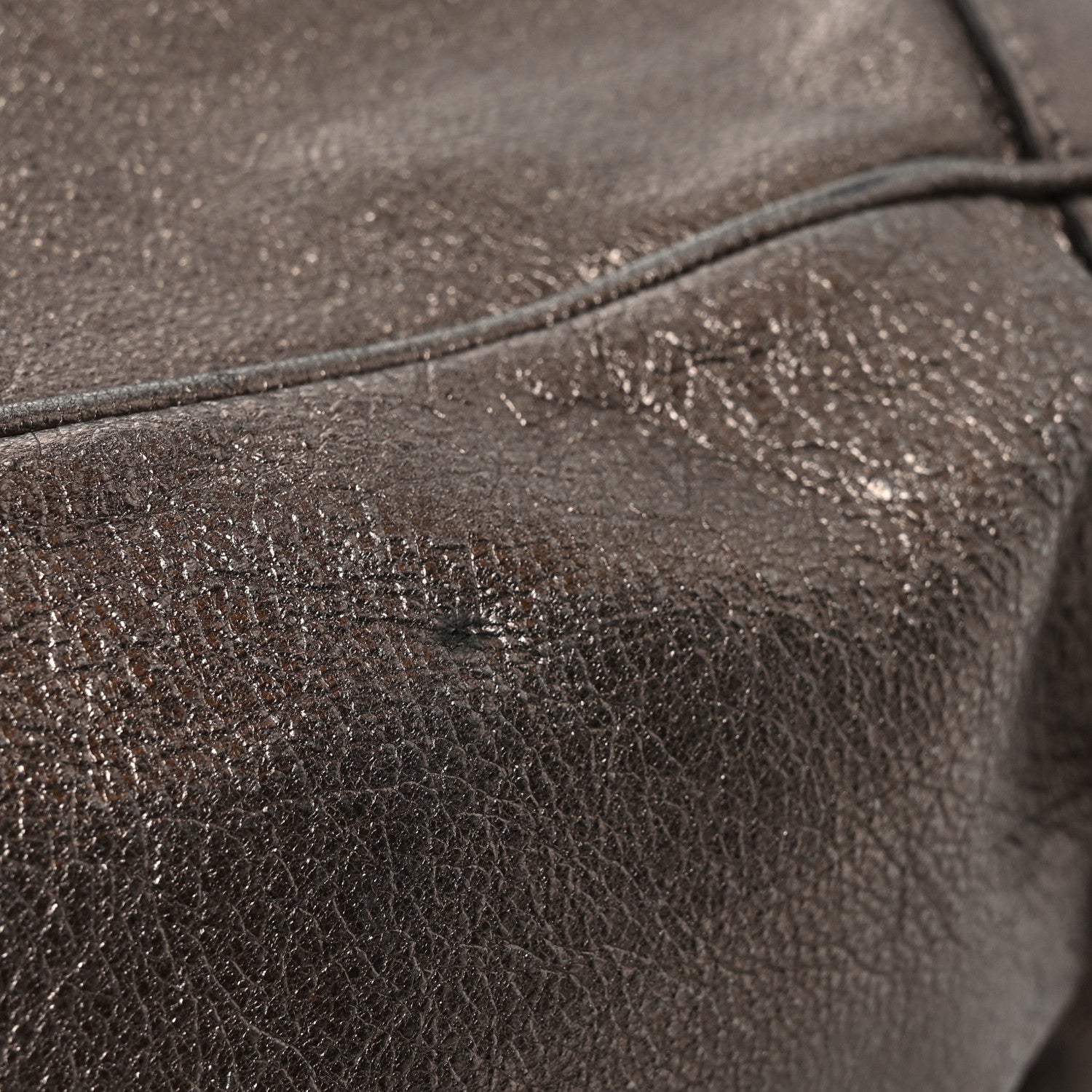 Calfskin Marisa Shoulder Bag Bronze