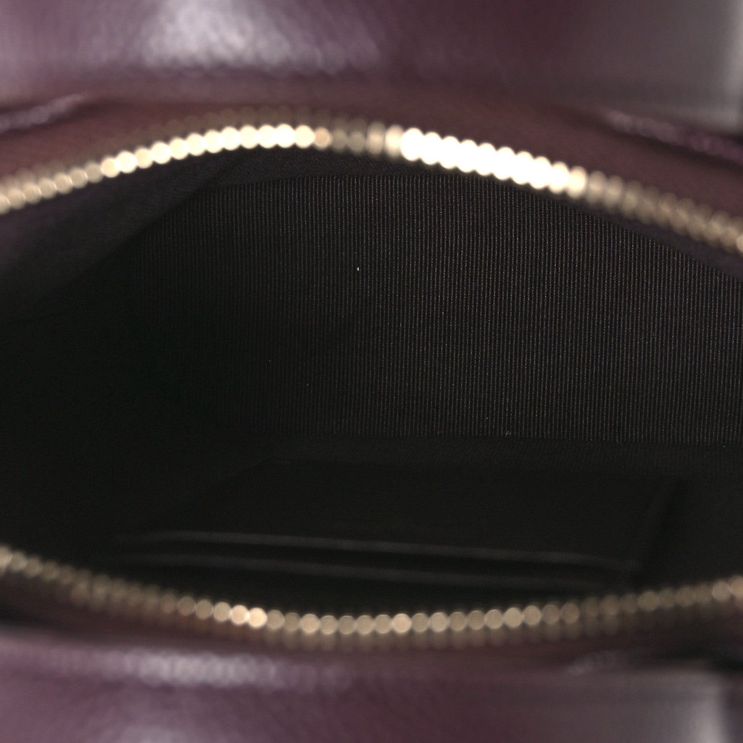 Caviar Quilted Top Handle Clutch With Chain Dark Brown