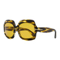 Tom Ford Sunglasses Square Full Rim, Dark Havana Frame and Brown Lens FT115552E