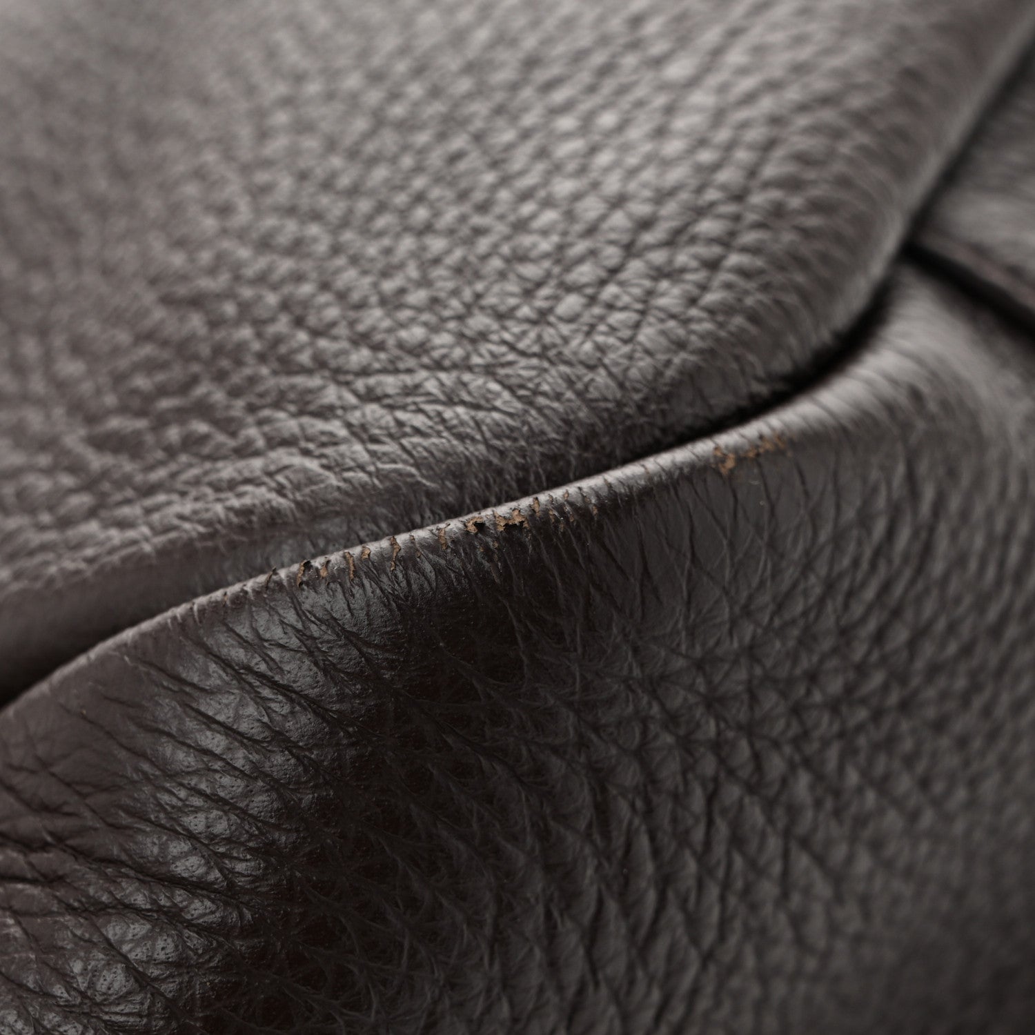 Grained Deerskin Bea Tote Sweet Chocolate