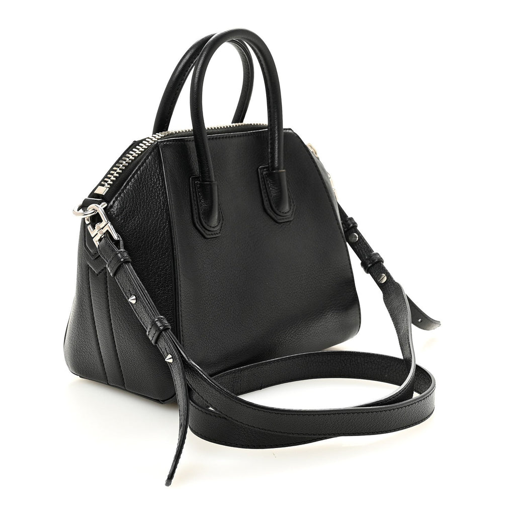 Sugar Goatskin Mini Antigona Black