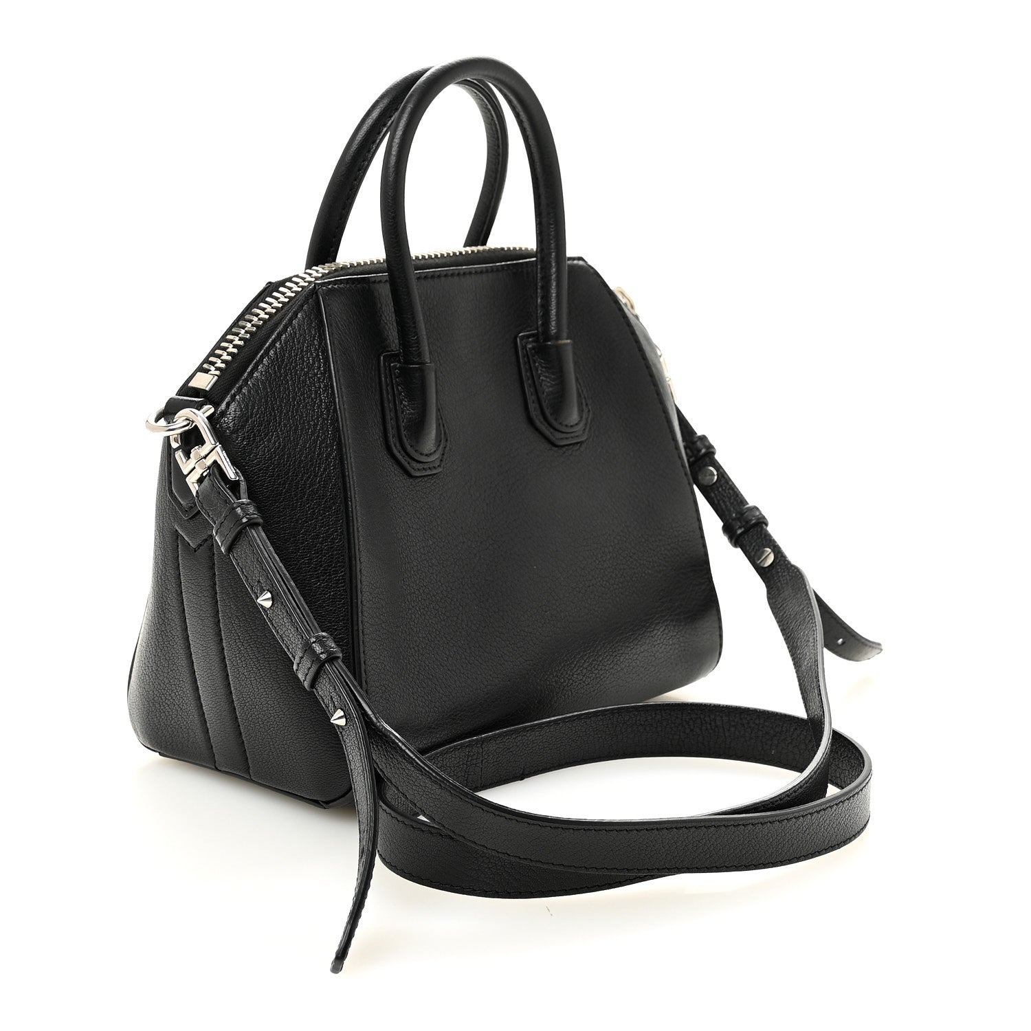Sugar Goatskin Mini Antigona Black